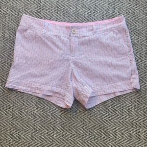 Lilly Pulitzer striped seersucker shorts size 12